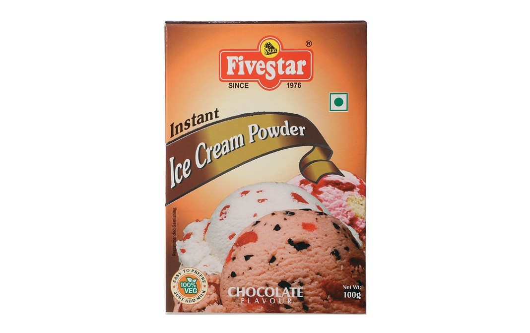 Five Star Instant Ice Cream Powder Chocolate Flavour   Box  100 grams